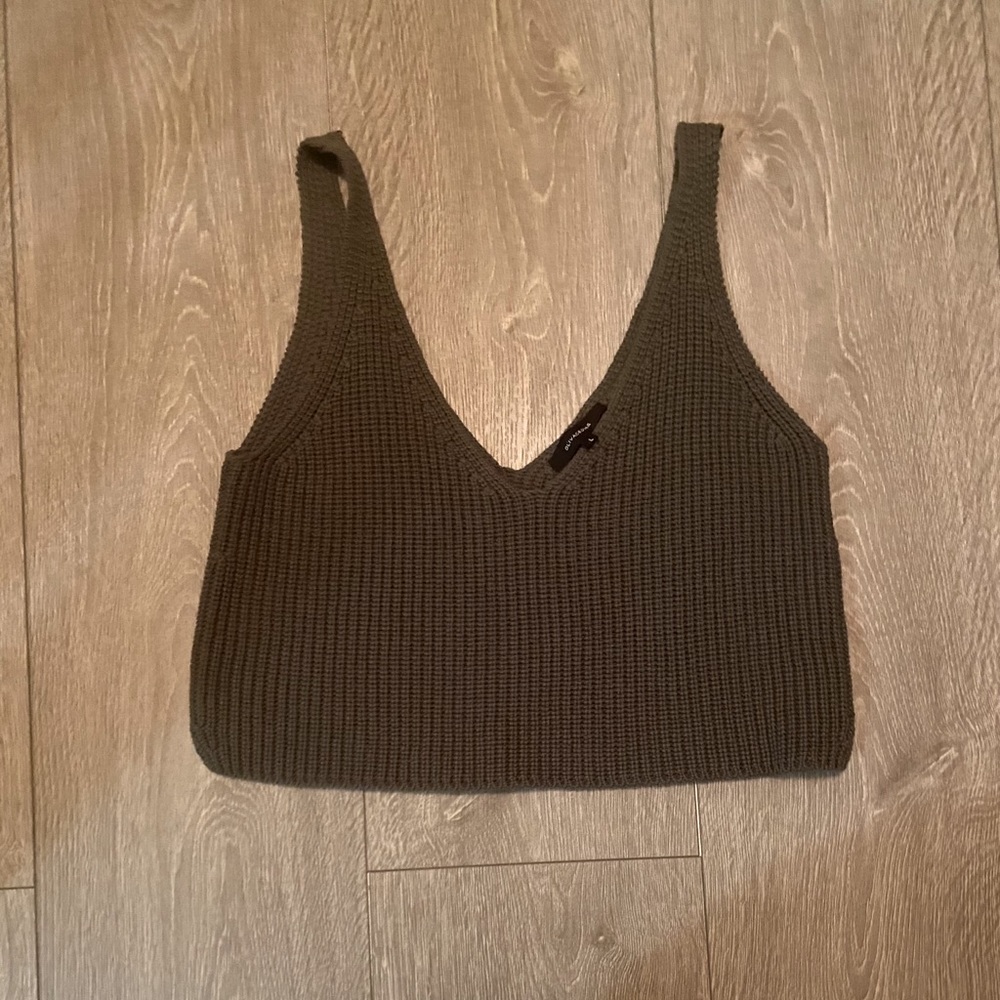 Knit tank top